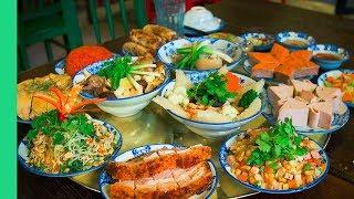 TET FEAST in Hanoi! Meatball Jello and Pigeon Soup. (Vietnamese Tet Food Day 1)