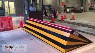 HySecurity - HydraWedge SM50 Anti-Ram Crash Barrier in Action