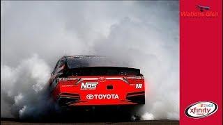 Finally! Kyle Busch burns it down after big win for JGR