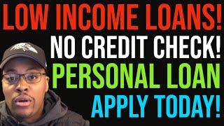 LOW INCOME LOANS WITH NO CREDIT CHECK! EASY APPROVAL! PERSONAL LINE OF CREDIT! (MAJOR GAME CHANGER!)