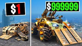 $1 to $1,000,000 RAMP CAR on GTA 5 RP