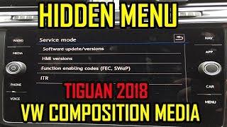 VW Composition Discover Media Hidden Menu Tiguan MK2 2018