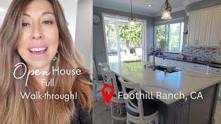 Foothill Ranch Home for Sale. Open House Full walk-through.