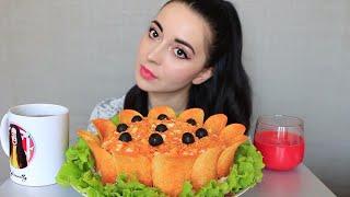 МОЙ ОТЕЦ - ЕГО ЖИЗНЬ/ салат петушок / Mukbang Ayka Emilly