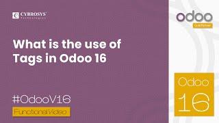 What is the use of Tags in Odoo 16 | Odoo 16 Enterprise Edition | How to Use Tags in Odoo 16