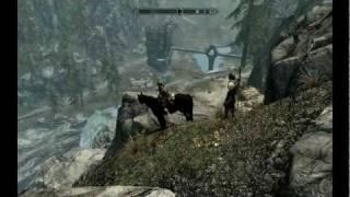 SKYRIM - Funny Comedy Horse B.A.S.E Jumping