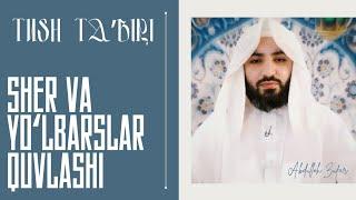 Tush taʼbiri-232 | Tushda sher va yoʻlbarslar quvlashi | Shayx Abdulloh Zufar hafizahulloh