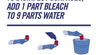 Steps using Domestos