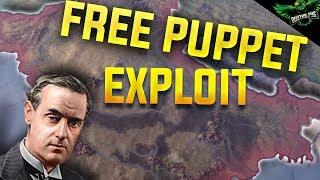 HOI4 Exploit: Free Yourself as a Puppet (Hearts of Iron 4 Man the Guns Exploit)