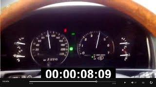 TRD на Lexus LX470 2uzfe 8,0 sec 0-100 kmh speedometer