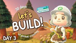 Cottagecore ENTRANCE Building ‍️ (DAY 3)  30 Days of Animal Crossing!