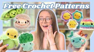 20+ FREE Amigurumi Crochet Patterns (No-Sew and Low-Sew)!