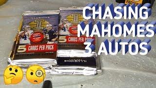 Chasing MaHomes- 2017 Panini Illusions Football Packs (X8)