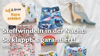 Stoffwindeln in der Nacht: So wickelst du dein Baby mit Höschenwindel & Co. | Mit Vicky