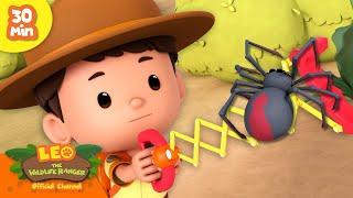 🪲 BEST BUG ADVENTURES! ️ Venomous Spiders & more! | Leo the Wildlife Ranger | Kids Cartoons