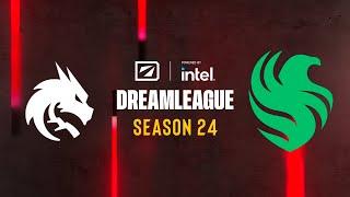 Team Spirit vs Team Falcons - Лучшие моменты - DreamLeague Season 24 - Group Stage 2