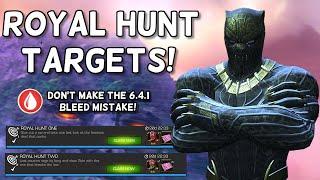 Spirals Royal Hunt Week 1 Targets | Advice, Walkthrough + Bleed Champ | Marvel Contest of Champions