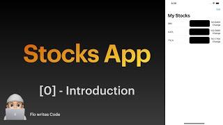 Stocks App [0] Introduction | May Monthly App Challenge by @CodeWithChris | Swift, SwiftUI