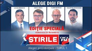 Ediție specială: „Alege Digi FM" – Primul tur al alegerilor prezidențiale