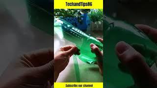 বোতলের কারসাঝি ️Bottle Diy Hack️ #shorts #shortvideo #viral  #craft  @techandtips86