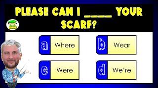 Can You Master Homophones? Fun Quiz: Where, Wear, Were, We're! 