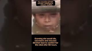 Final #moments of the #colombian girl trapped  in volcanic #mudflow debris #shorts