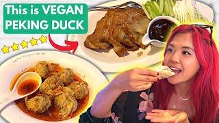 Eating at the MOST RECOMMENDED VEGAN RESTAURANT in London, UK!