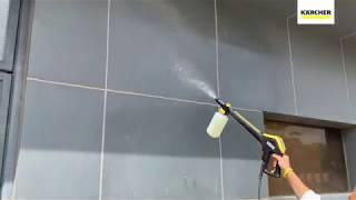 Sanitize and Disinfect outdoors with Karcher pressure washer