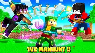 Minecraft Manhunt but I can Control TIME 