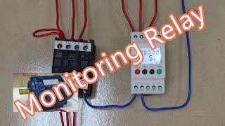 3 phase monitoring relay phase failure & sequence test