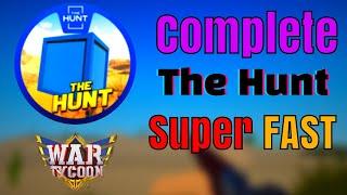 Complete THE HUNT Event in War Tycoon Super Fast!