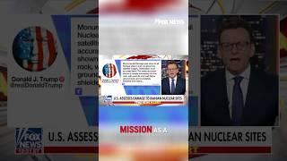 'BULLSEYE!': Trump touts 'obliteration' of Iranian nuclear sites #shorts #trump #media #iran