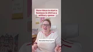 3 Ideas to start a business as a military spouse