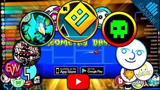 ТОП-20 самых подписываемых каналов Geometry Dash на YouTube за все время – 2013–2024 гг.