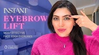 Face Yoga for Instant Eyebrow Lift ️