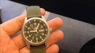 Short Review on the Seiko 5 Sport Military 100M
