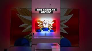 L’éclairage Tv qui change le game LUMYG sync box #dbz #vegeta #ambilight #led