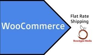 WooCommerce Flat Rate Shipping Option