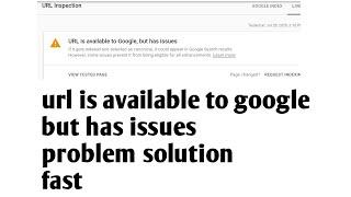 Url is available to google but has issues problem solution | breadcrumbs error solution