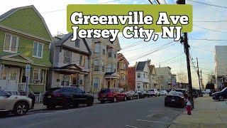 Walking on Greenville Avenue and Fowler Avenue in Jersey City, New Jersey, USA