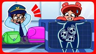 X-Ray In The Airport Rules Song  Funny Kids Stories  And Nursery Rhymes by Doo Bee Doo Kids