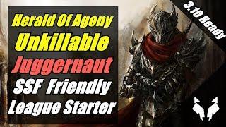 Unkillable Tank? Pushing Level 100? Herald Of Agony Juggernaut! - Delirium League Starters