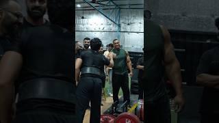 Zercher PR in front of ​⁠@LarryWheels #strength #deadlift #pr #motivate #goals #inspire