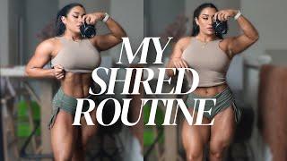 my cutting routine to get shredded | the prep diaries