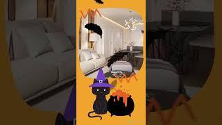 Halloween Architecture Exterior / Animation / Virtual Tour #halloween #halloweennight #animation