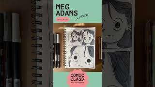 Meg Adams Introduction to Comics Class #comics #comicsartist #comicclass