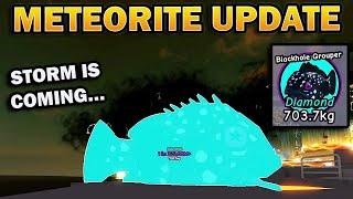 Meteorite Update The Storm is Coming New Area and Fish in Go Fishing