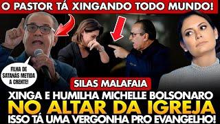 VERGONHA! MALAFAIA XINGA e HUMILHA MICHELLE BOLSONARO no ALTAR da IGREJA! Tá Feio pro Evangelho!