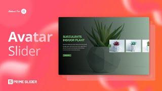 How To Use Avatar Slider Pro Widget by Prime Slider in Elementor