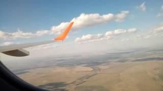Взлет из Орска, саратовские авиалинии, Embraer-190